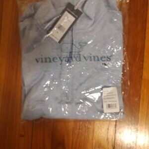 NWT Saltwater Quarter Zip Blue Vineyard Vines